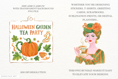 Halloween Garden Tea Clipart Product Image 2