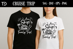 Aww Ship Family Trip SVG, Cruising svg, Cruise Crew 2025 Product Image 2