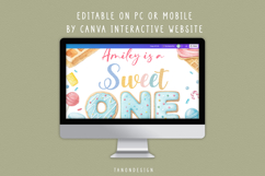 Sweet One Birthday Invitation, 1st Birthday Girl Invite Product Image 4