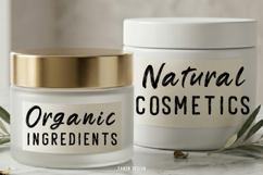 Raw Brush Font Duo - Hand painted texture brush fonts Product Image 4