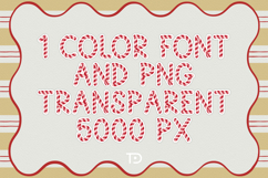 Sweet CandycaneSVG font Product Image 4