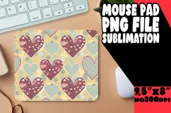 Joyful Mouse Mat Design Sublimation, Heart Product Image 1