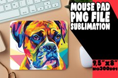 Cheerful Colorful Dog Wrap Sublimation Pattern PNG Product Image 1