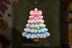 Preppy Christmas Tree, Latch Hook Yarn Faux Christmas Png Product Image 7