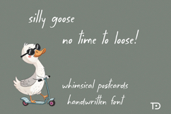 Whimsical Postcards handwritten font Product Image 6