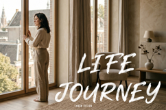 Raw Brush Font Duo - Hand painted texture brush fonts Product Image 6