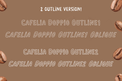 Cafelia Doppio Font Duo Product Image 7