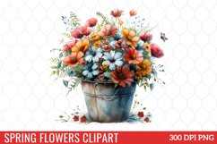 Spring Flowers Clipart Product Image 1