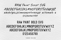 Raw Brush Font Duo - Hand painted texture brush fonts Product Image 8