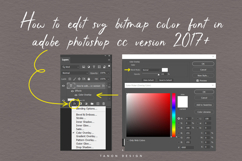 Raw Brush Font Duo - Hand painted texture brush fonts Product Image 9