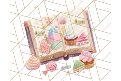 Haunted Sweet Shoppe PNG Clipart, Pastel Halloween Bakery Product Image 4