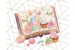 Haunted Sweet Shoppe PNG Clipart, Pastel Halloween Bakery Product Image 4