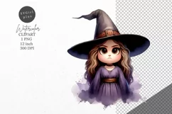 Halloween clipart, Witch clipart, Autumn clipart Product Image 1