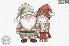 Christmas Gnome Sublimation - Clipart PNG Bundle Product Image 5