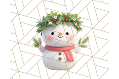Adorable Snowman Character PNG Clipart Product Image 4