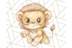 Safari Baby Animal Clipart PNG, Jungle Outfits Baby Animals Product Image 4