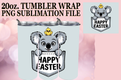 Sweet Joy 20oz tumbler wrap, Easter Animals Product Image 1