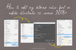 Raw Brush Font Duo - Hand painted texture brush fonts Product Image 10