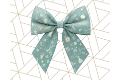 Halloween Bow Clipart, Bright Holiday Ribbon PNG Product Image 4