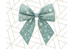 Halloween Bow Clipart, Bright Holiday Ribbon PNG Product Image 4