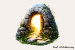 Christian Rustic Easter Clipart PNG Product Image 1