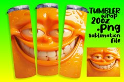 Colorful Emoji Cartoon Tumbler Design - Sublimation 20oz Product Image 1