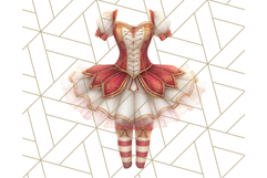 Nutcracker Ballet Clipart, Holiday Ballerina PNG Art Product Image 4
