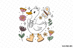 Cute Duck SVG Design | SVG Cut files Product Image 1