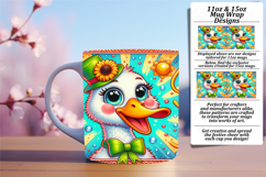 Chic 15oz Mug Wrap Png Design , Goose Product Image 1