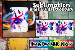 Simply stunning sublimation 11oz 15oz mug wrap, Butterfly Product Image 1