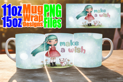 Cozy thoughts 11oz 15oz sublimation wrap, Birthday Girl Product Image 1