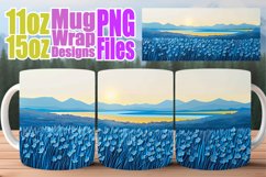 Spring Mug Wrap - Scenic Sublimation Design Product Image 1