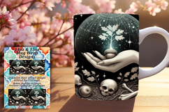 Vibrant 15oz Mug Wrap Png Template , Mystic Product Image 1