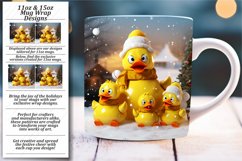 Fluffy Friends in 3D: Christmas Animal Mug Wrap Collection Product Image 1