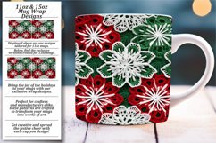 Winter Crochet Bliss: 3D Embroidered Mug Design Product Image 1
