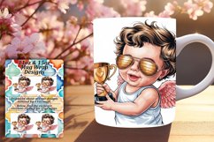 Fresh 15oz Mug Wrap Png Template , Cupid Product Image 1
