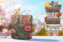 Classic Retro Garden Mug Wrap Sublimation Product Image 1