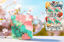 VIBRANT 15oz PNG Mug Wrap Design , Abstract Pattern Product Image 1