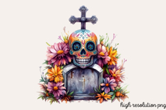 Da de Los Muertos Sublimation PNG Product Image 1