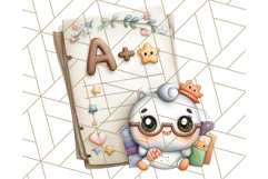 Simple School Supplies Clipart, Cute Classroom PNG Product Image 4