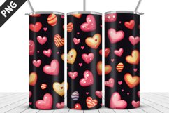 Lovely Hearts Tumbler Design | Valentine&#039;s Day Tumbler Wrap Product Image 5