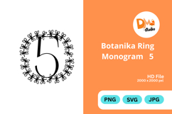 Botanika Ring Monogram Product Image 1