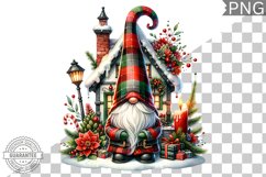 Christmas Gnome Sublimation - Clipart PNG Design Product Image 1