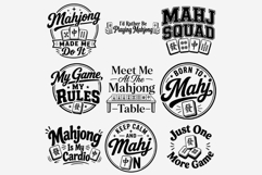 Mahjong Phrases PNG Bundle | 39 Mahjong Quote Designs Product Image 5