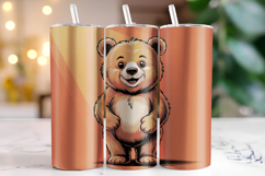 Bear Tumbler Wrap | Sublimation | Tumblers Product Image 1