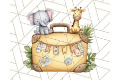 Cute Safari Animal Clipart PNG for Kids, African Wildlife Product Image 4