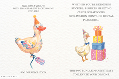 Birthday Silly Goose Clipart Product Image 2