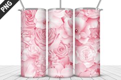 Flowers Tumbler Wrap | Sublimation Design | Tumble PNG Product Image 5