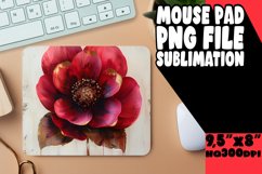 Blossom Bliss: Sublimation Mouse Pad Designs Art PNG Product Image 1