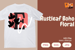 Rustleaf Boho Floral Monogram Product Image 1